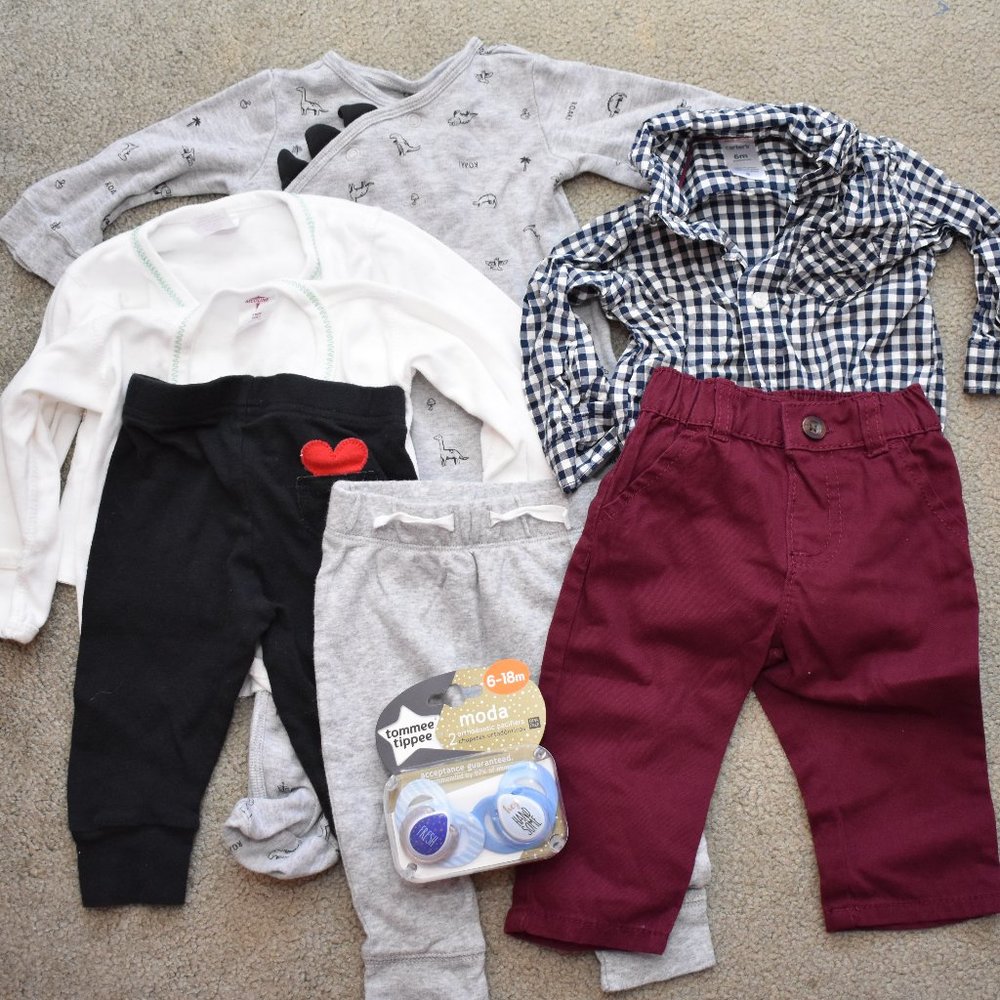 Baby Boy 9 Piece Bundle 6 Month